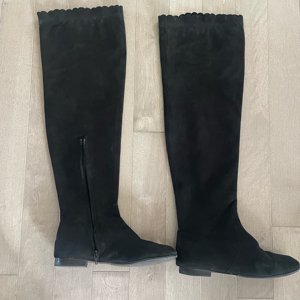 Marc by Marc Jacobs black suede over the knee boots sz 39